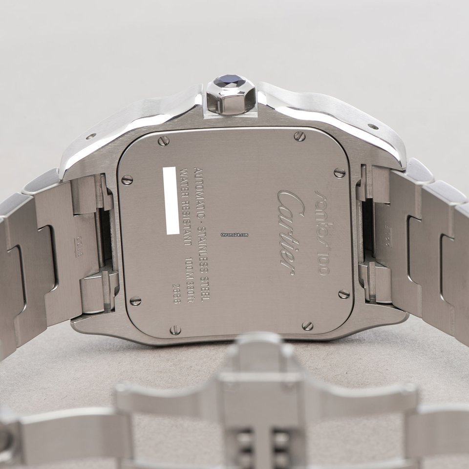 Cartier Santos 100 Mens watch Unisex Automatic Steel W200737G or 2656 6