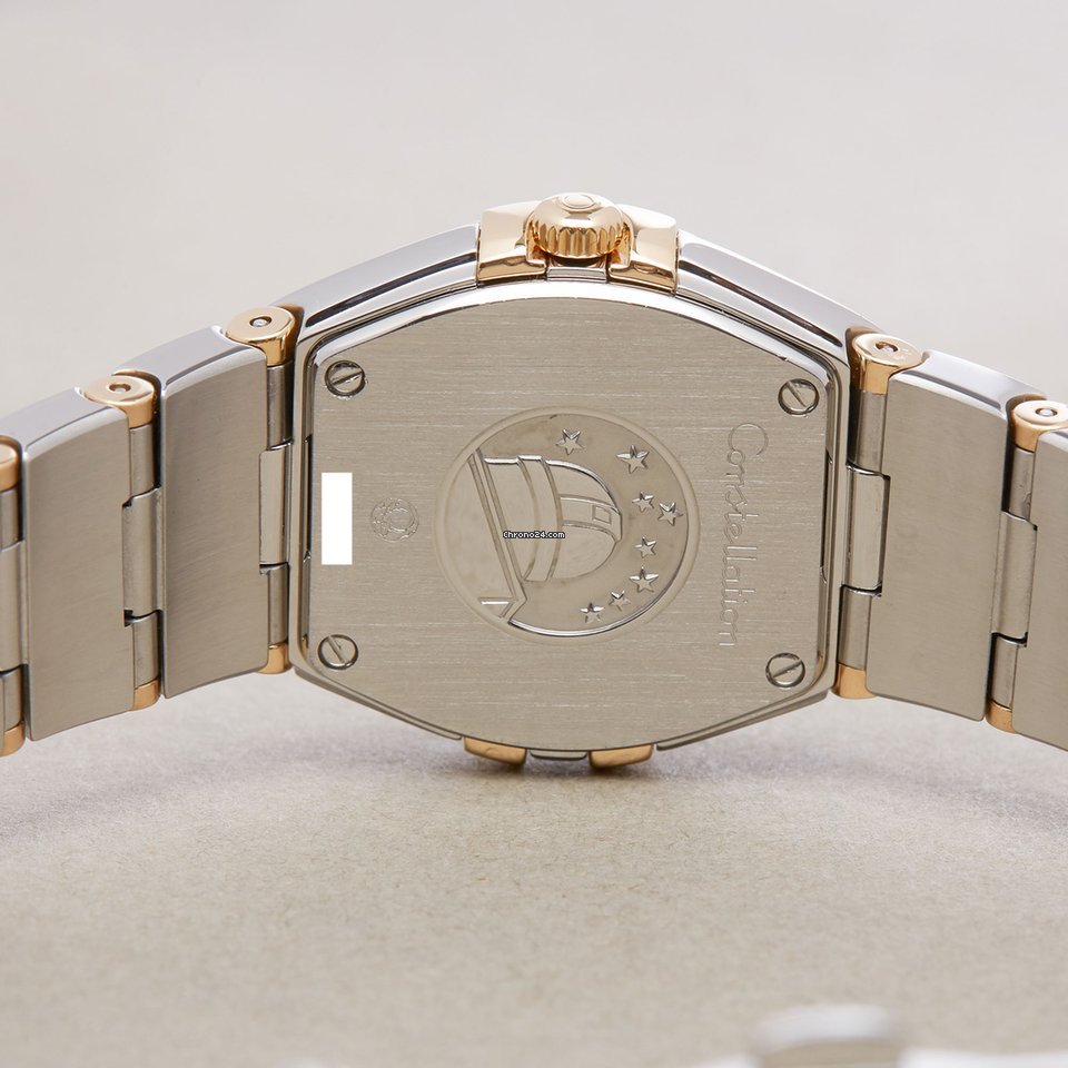 Omega Constellation Quartz Womens watch Quartz Gold Steel 123.20.24.60.05.002 6