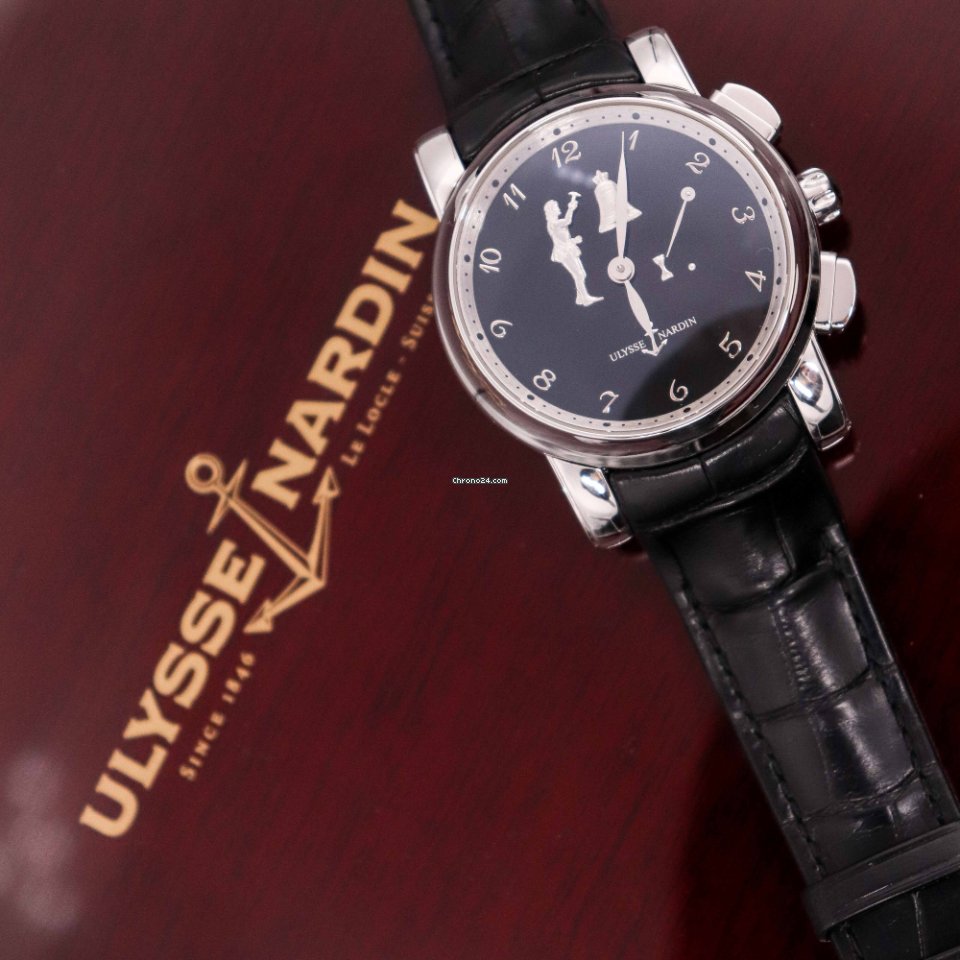 Ulysse Nardin Hourstriker Mens watch Unisex Manual winding Platinum 6109-103 E2 6