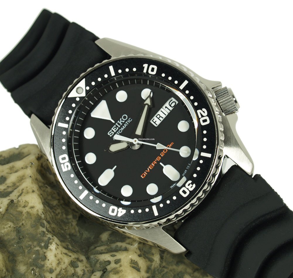 Seiko Mens watch Unisex Automatic Steel SKX013K1 6