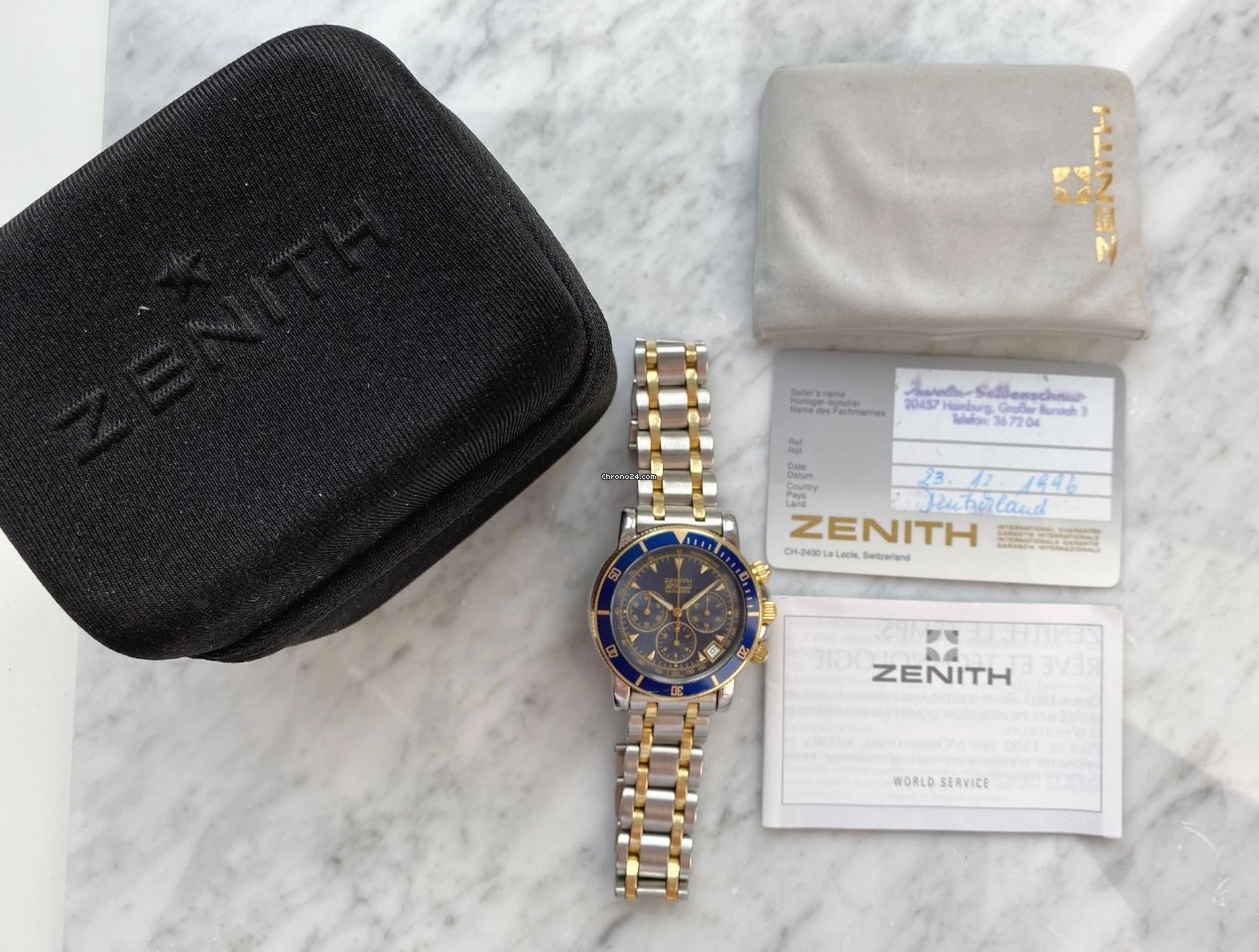 Zenith El Primero Chronograph Mens watch Unisex Automatic Yellow gold 530370400 6