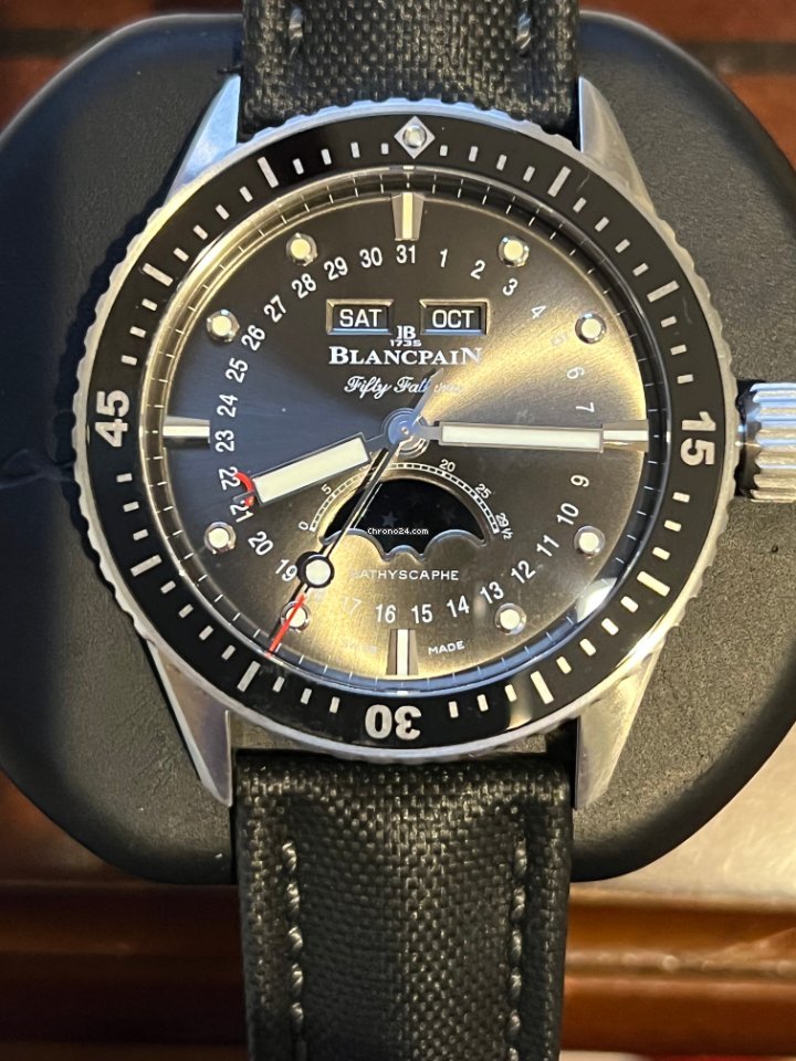 Blancpain Fifty Fathoms Bathyscaphe Mens watch Unisex Automatic Titanium 5054-1110-B52A 6
