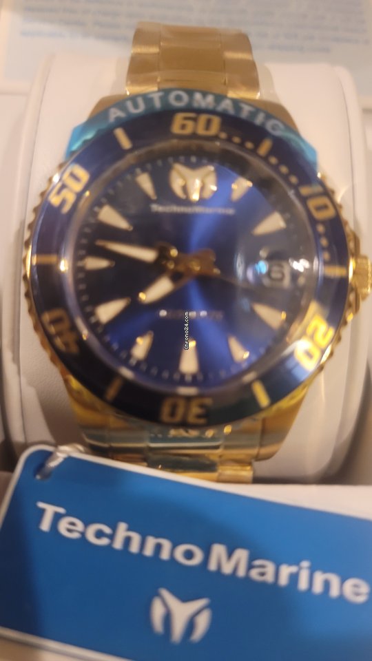 Technomarine Mens watch Unisex Automatic Gold Steel TM-219083 6