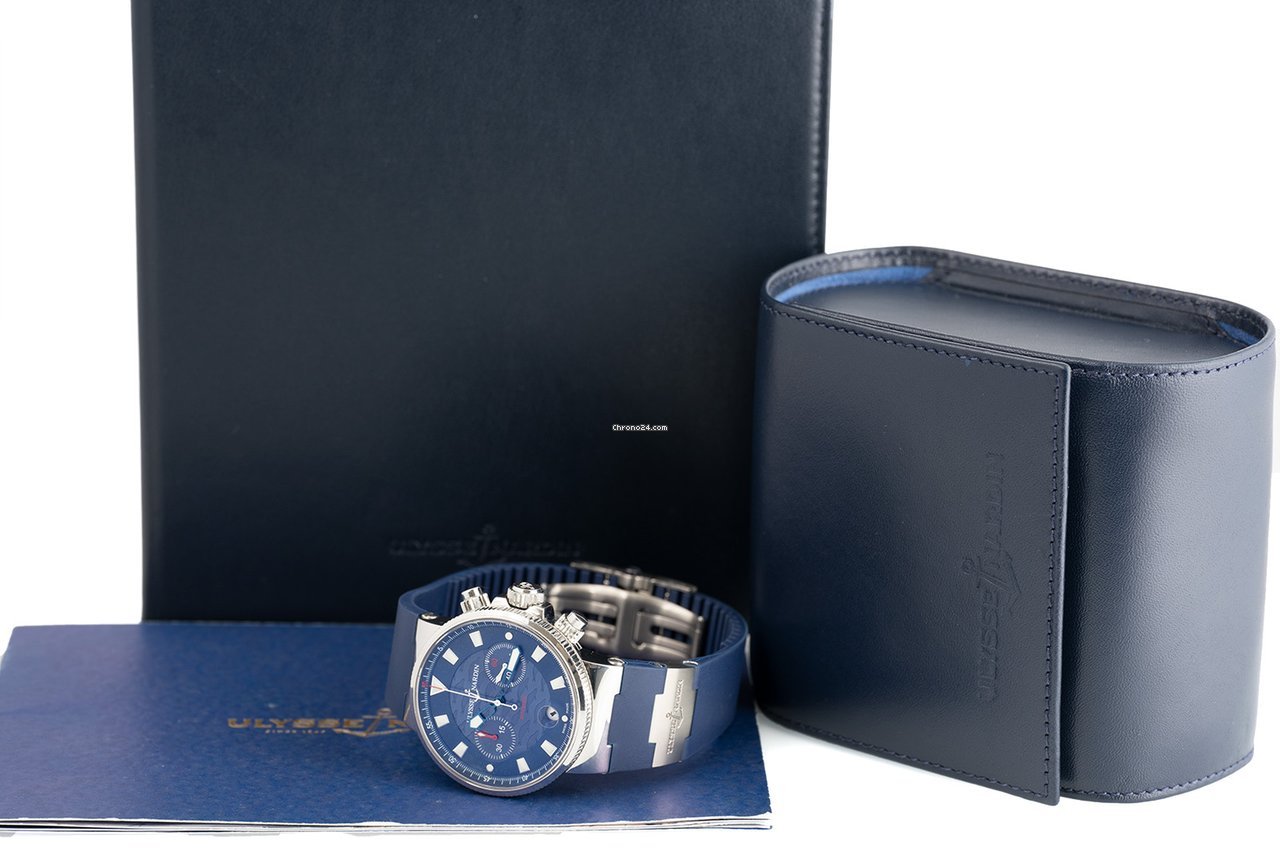 Ulysse Nardin Blue Seal Mens watch Unisex Automatic Steel 353-68LE-3 6