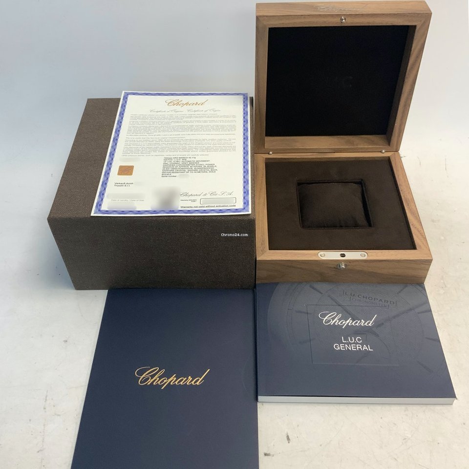 Chopard L.U.C Mens watch Unisex Automatic White gold 161920-1005 6