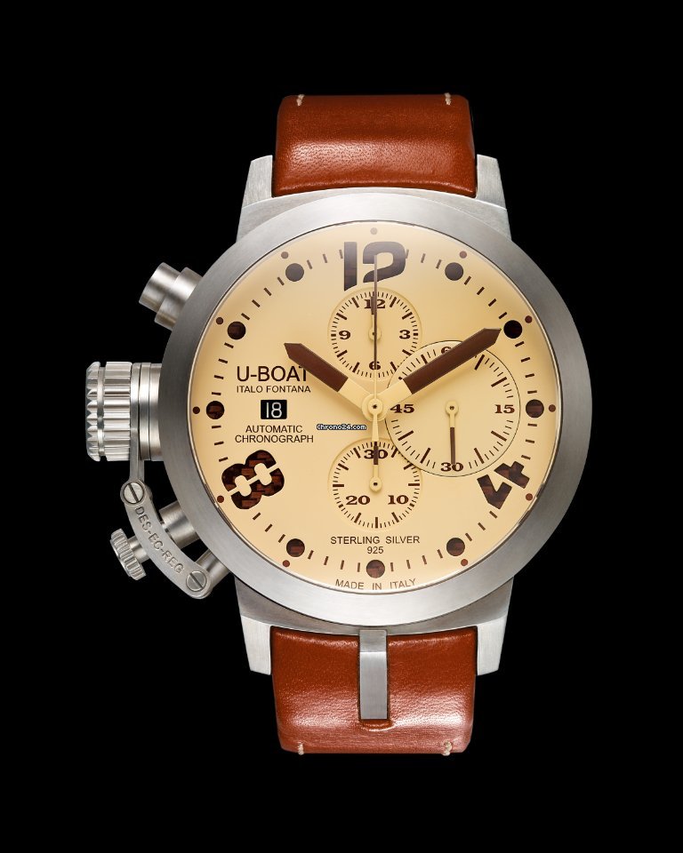 U-Boat Classico Mens watch Unisex Automatic Silver 6948 6