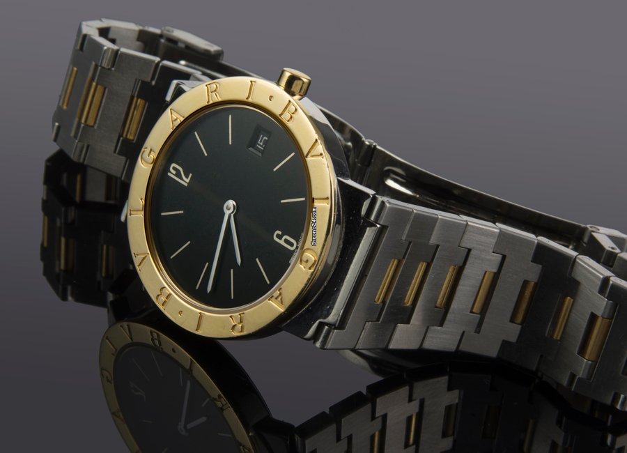 Bulgari Bulgari Mens watch Unisex Quartz Gold Steel BB 38 SGD 6