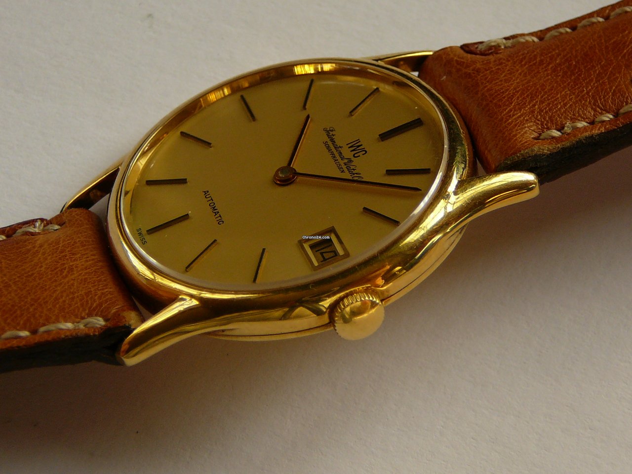 IWC Mens watch Unisex Automatic Yellow gold 3204 6