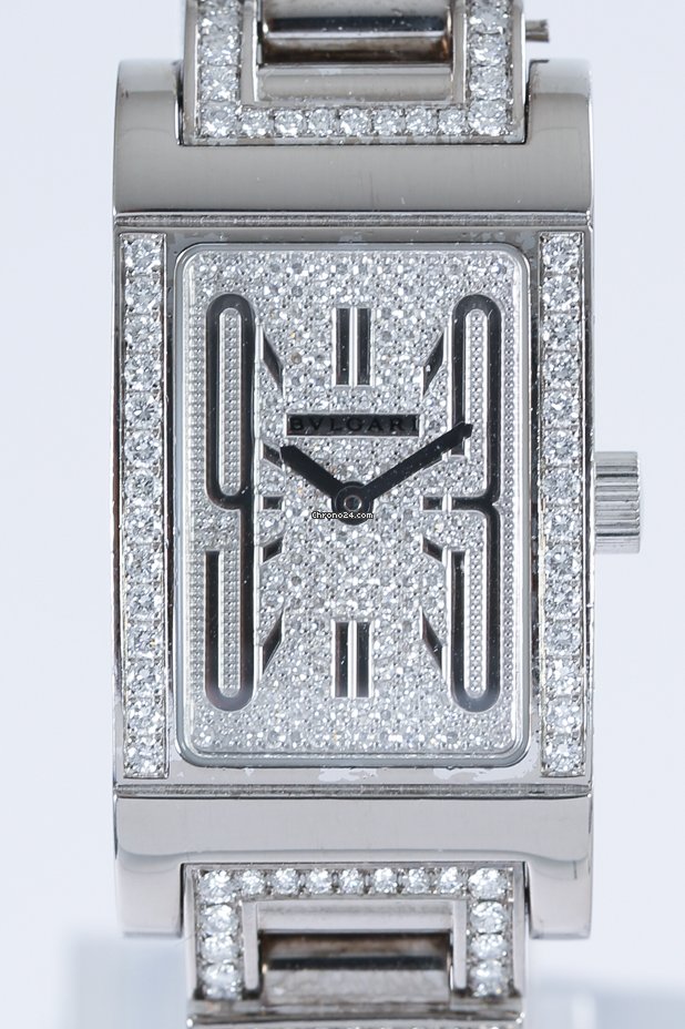Bulgari Rettangolo Womens watch Quartz White gold Rettangolo 6
