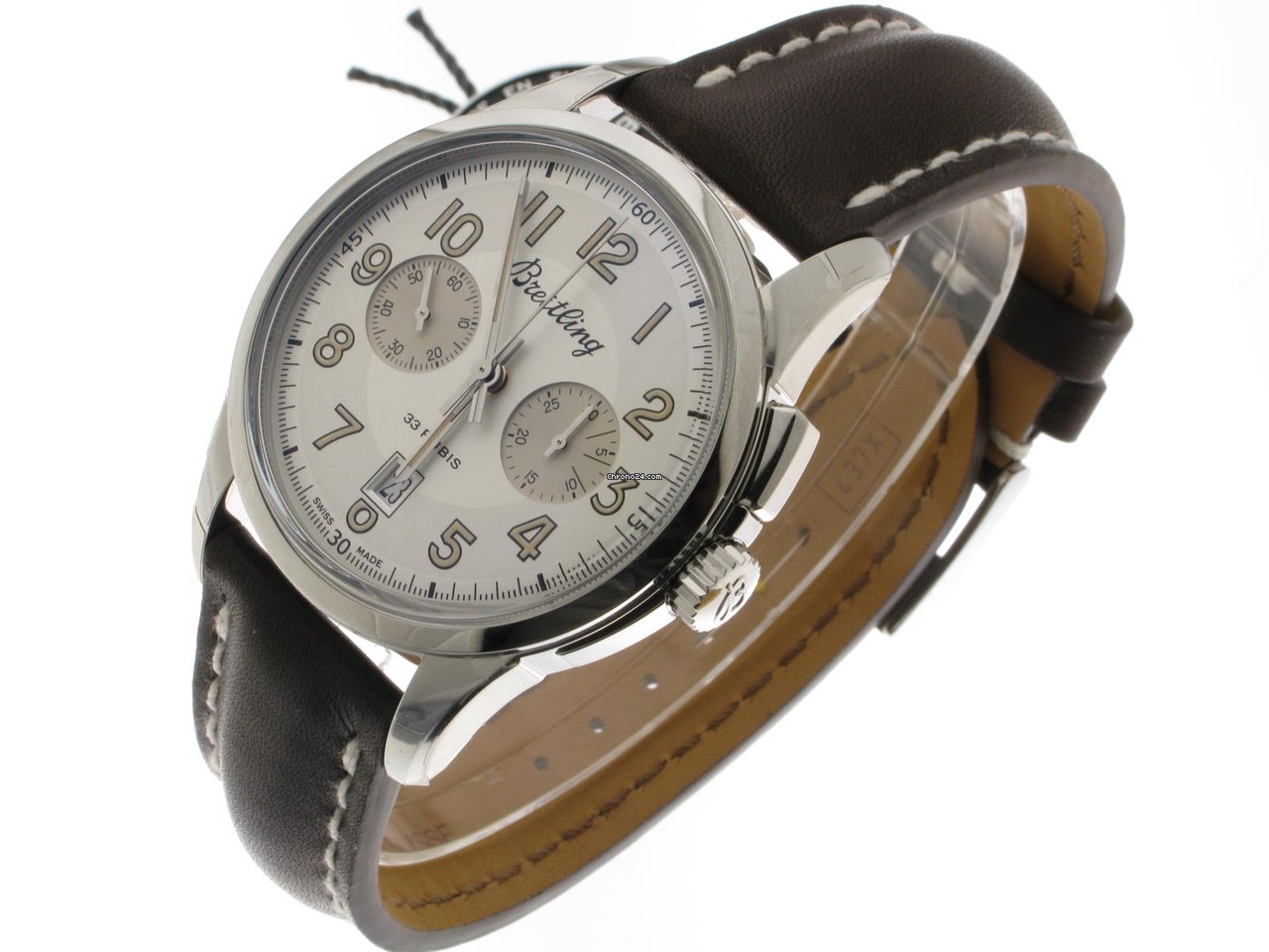 Breitling Transocean Chronograph 1915 Mens watch Unisex Automatic Steel AB141112 G799 437X 6