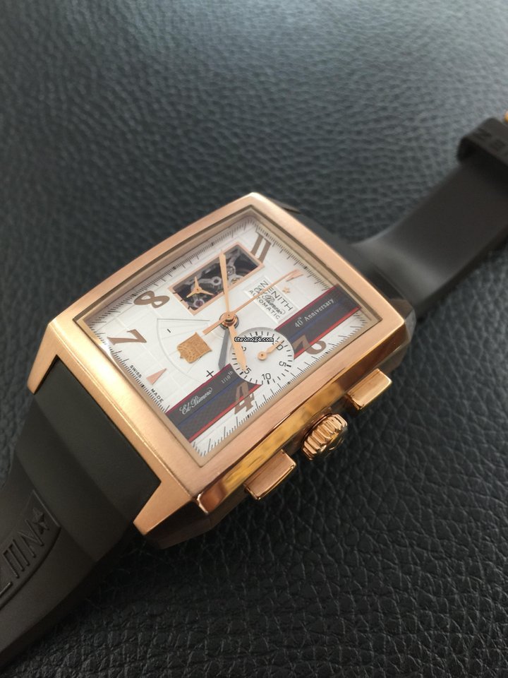 Zenith Mens watch Unisex Automatic Rose gold 18 0550 4021 6