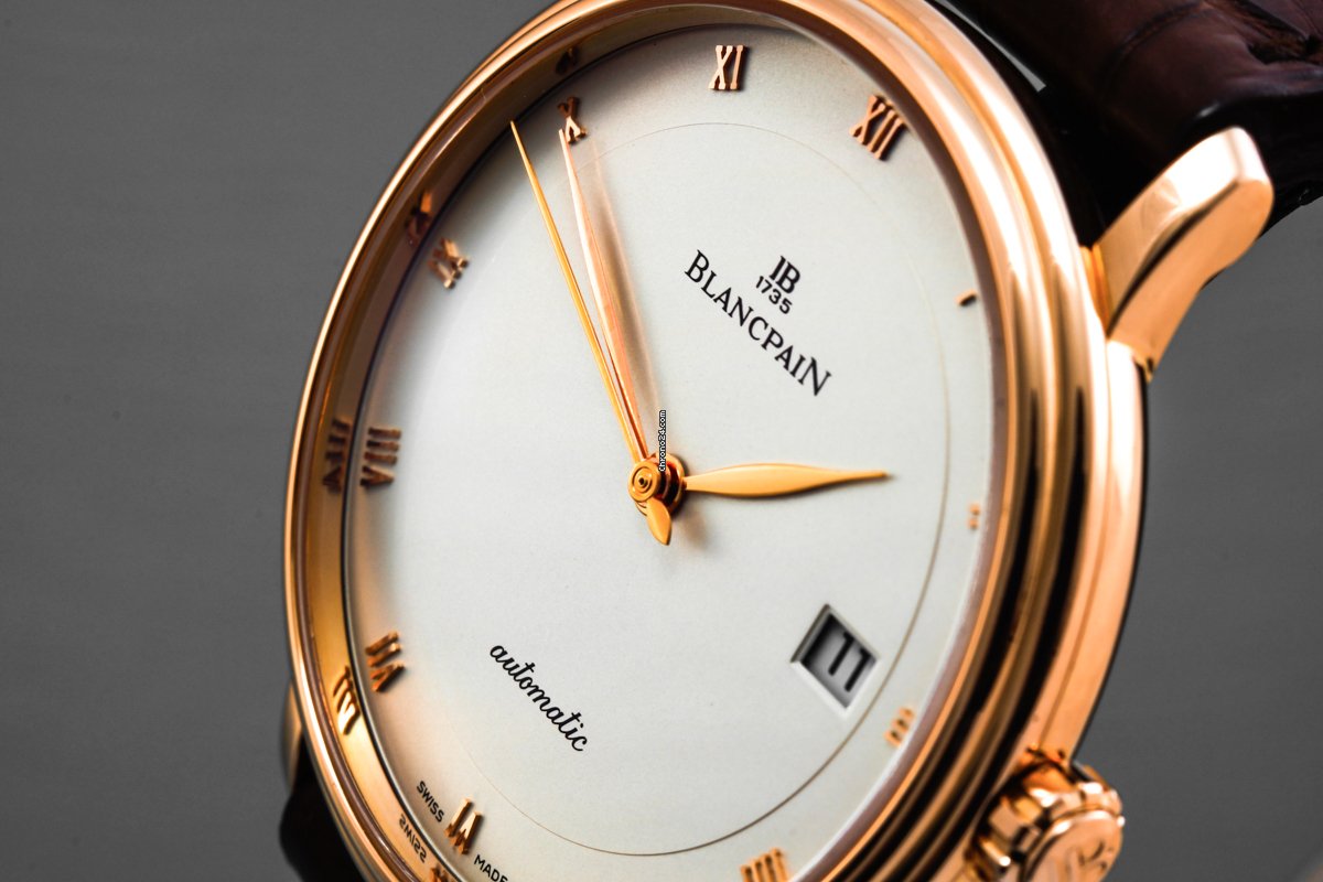 Blancpain Villeret Ultra-Slim Mens watch Unisex Automatic Rose gold 6223-3642-55 6