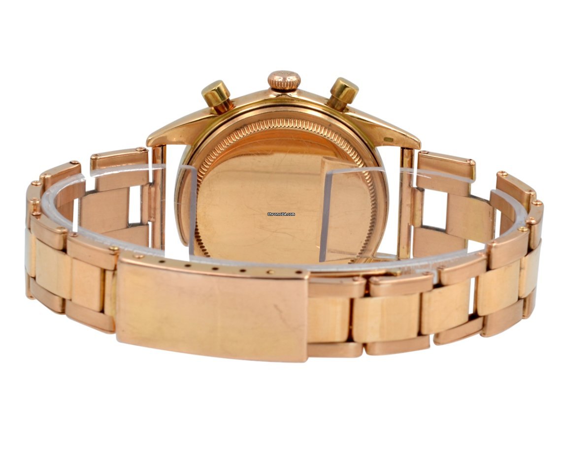 Rolex Chronograph Mens watch Unisex Rose gold Manual winding 4767 6