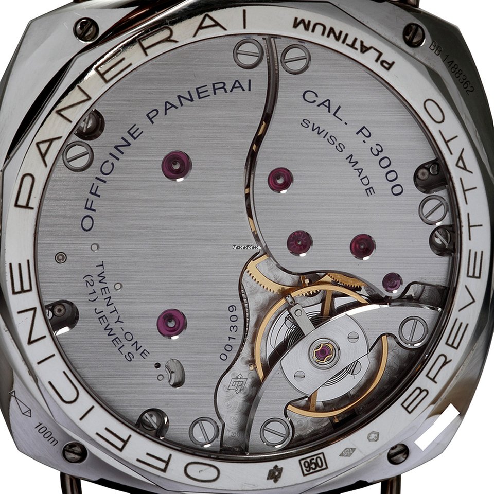 Panerai Special Editions Mens watch Unisex Manual winding Platinum PAM 00373 6