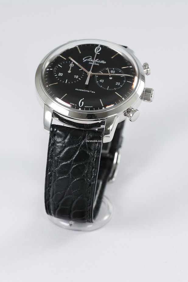 Glashtte Original Sixties Chronograph Mens watch Unisex Automatic Steel 393.402.22.04. 6