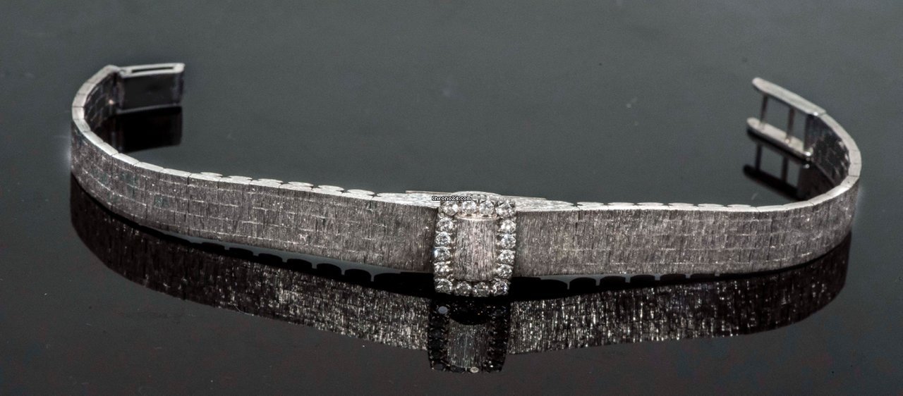 Piaget Womens watch Manual winding White gold 1960s Piaget Concealed Dial Diamond Set 18KT White Gold Ladi 6