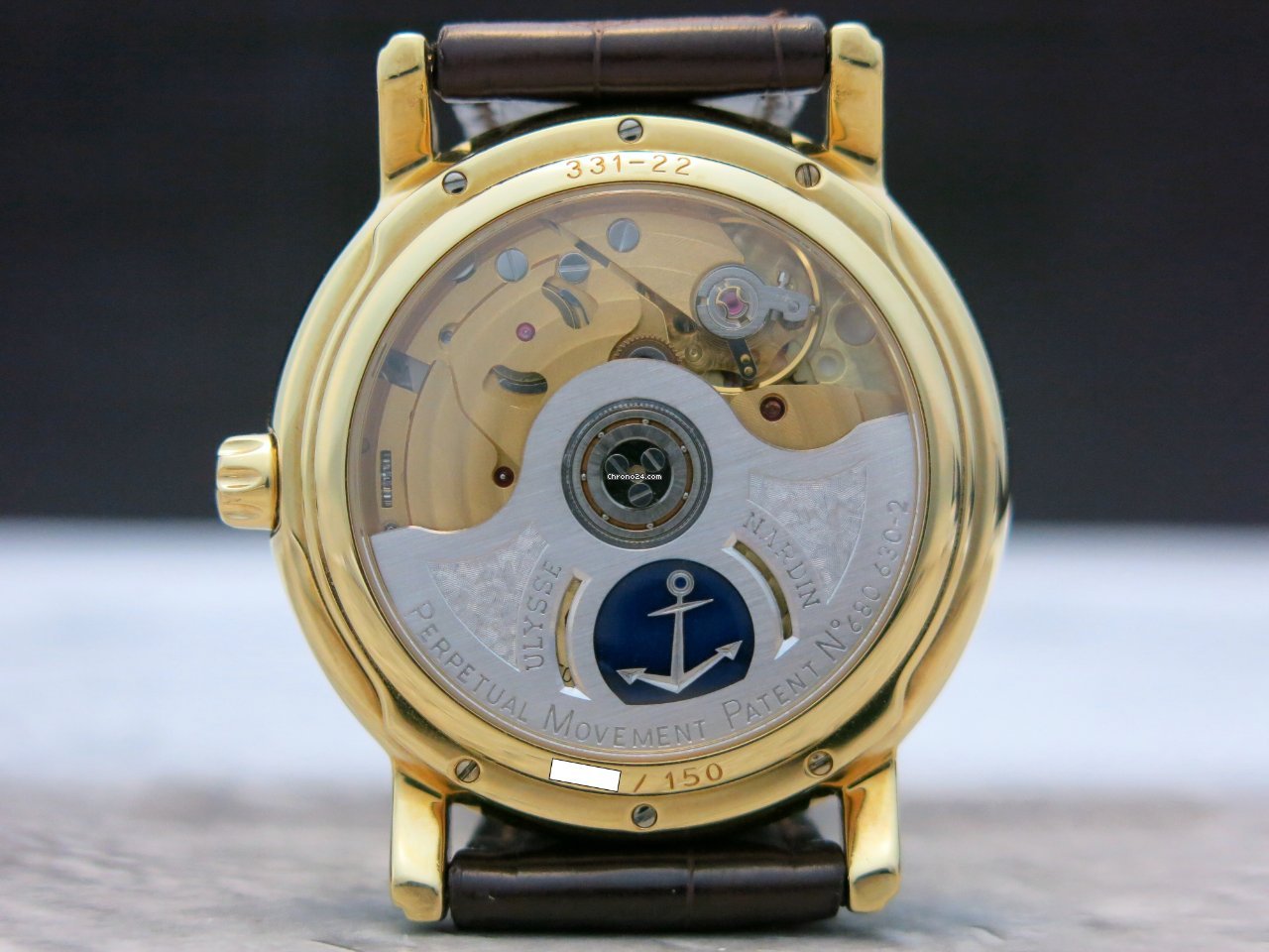 Ulysse Nardin Mens watch Unisex Automatic Yellow gold 311.22 6
