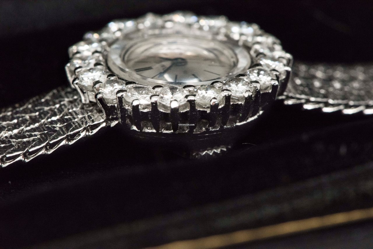Piaget Womens watch Manual winding White gold 1970s Piaget 18kt 2.25 Diamond Bracelet Watch 6