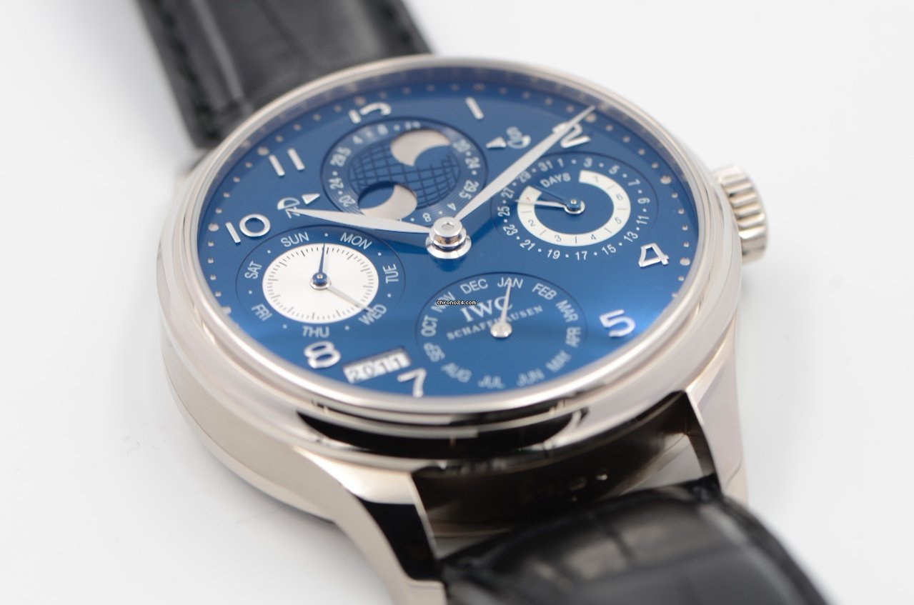 IWC Portuguese Perpetual Calendar Mens watch Unisex Automatic White gold IW502121 6