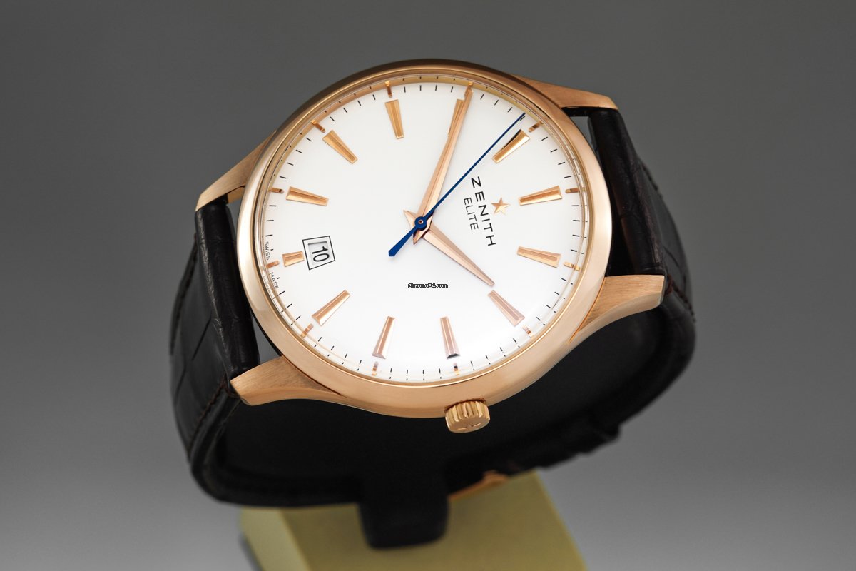 Zenith Captain Central Second Mens watch Unisex Automatic Rose gold 18.2020.670 11.C498 6