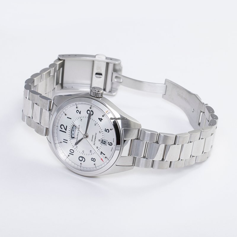 Hamilton Khaki Field Day Date Mens watch Unisex Automatic Steel H70505153 6