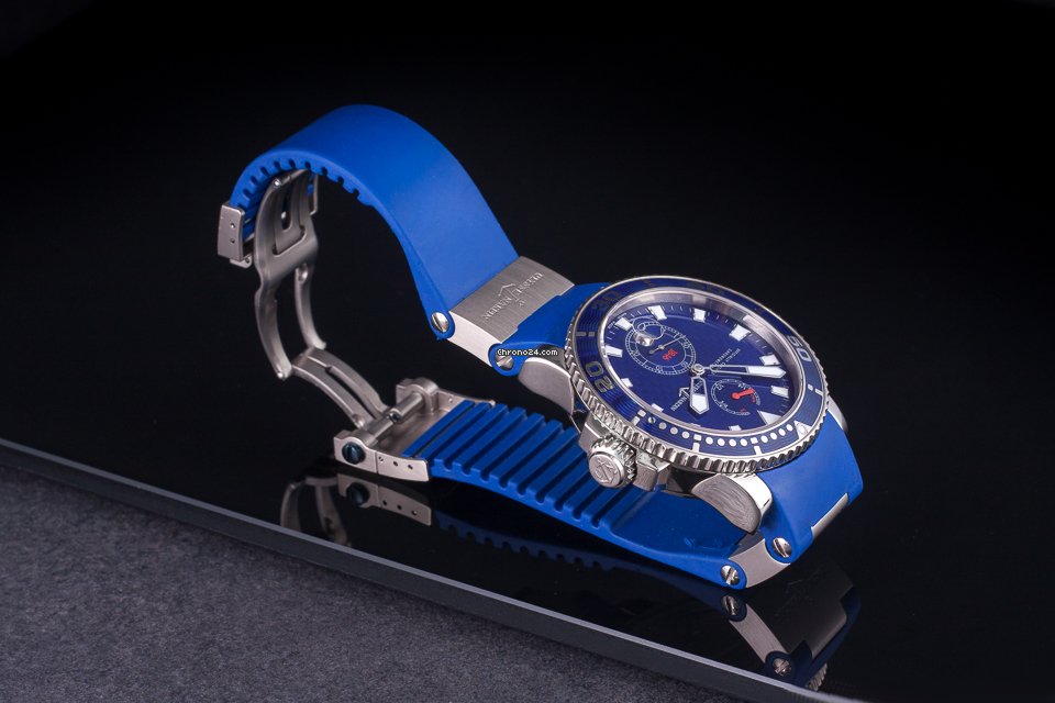 Ulysse Nardin Maxi Marine Diver Mens watch Unisex Automatic White gold 260-32 7