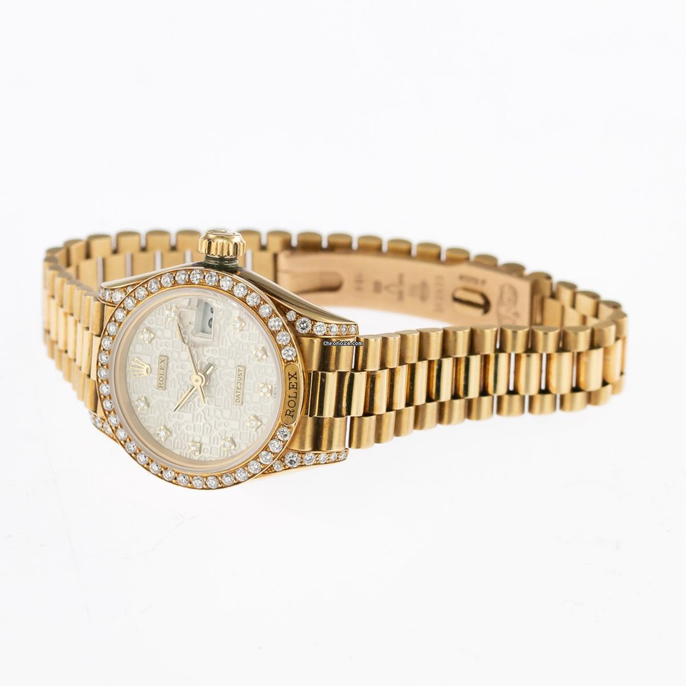 Rolex Lady-Datejust Womens watch Yellow gold Automatic 69158 7