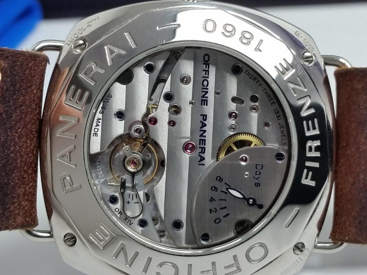 Panerai Radiomir 8 Days Mens watch Unisex Manual winding Steel PAM 00190 7