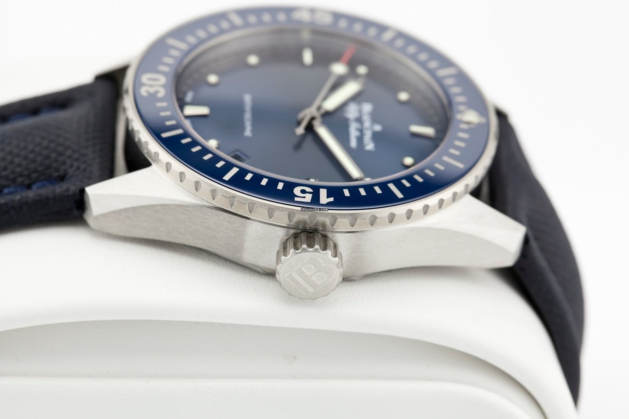 Blancpain Fifty Fathoms Bathyscaphe Mens watch Unisex Automatic Steel 5100-1140-O52A 7