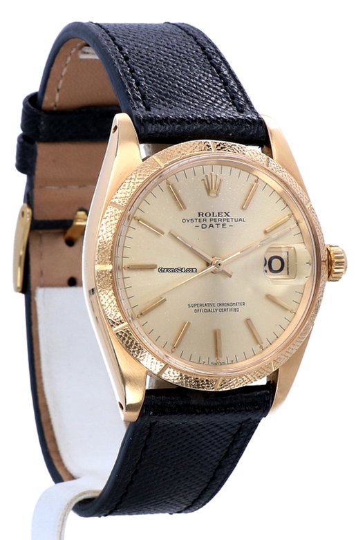 Rolex Oyster Perpetual Date Womens watch Yellow gold Automatic 1510 7