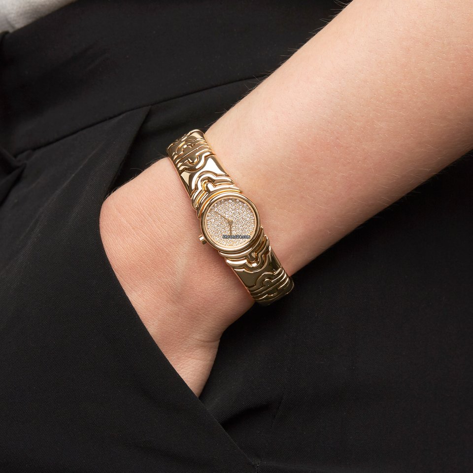 Bulgari Parentesi Womens watch Quartz Yellow gold BJ01 7
