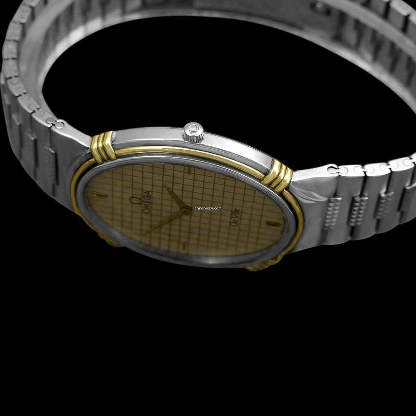 Omega De Ville Mens watch Unisex Quartz Gold Steel AB 2 7