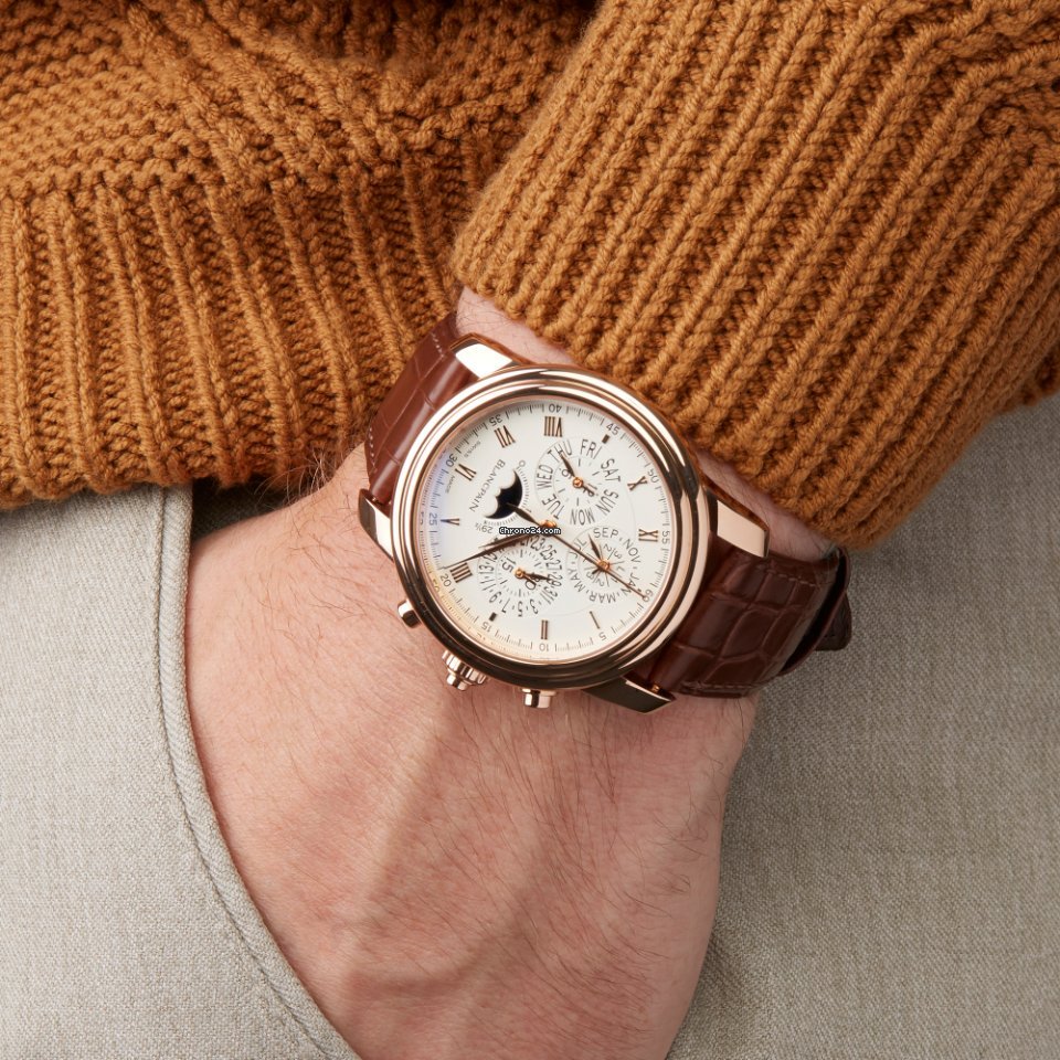 Blancpain Le Brassus Mens watch Unisex Automatic Rose gold 4286P-3642-55B 7