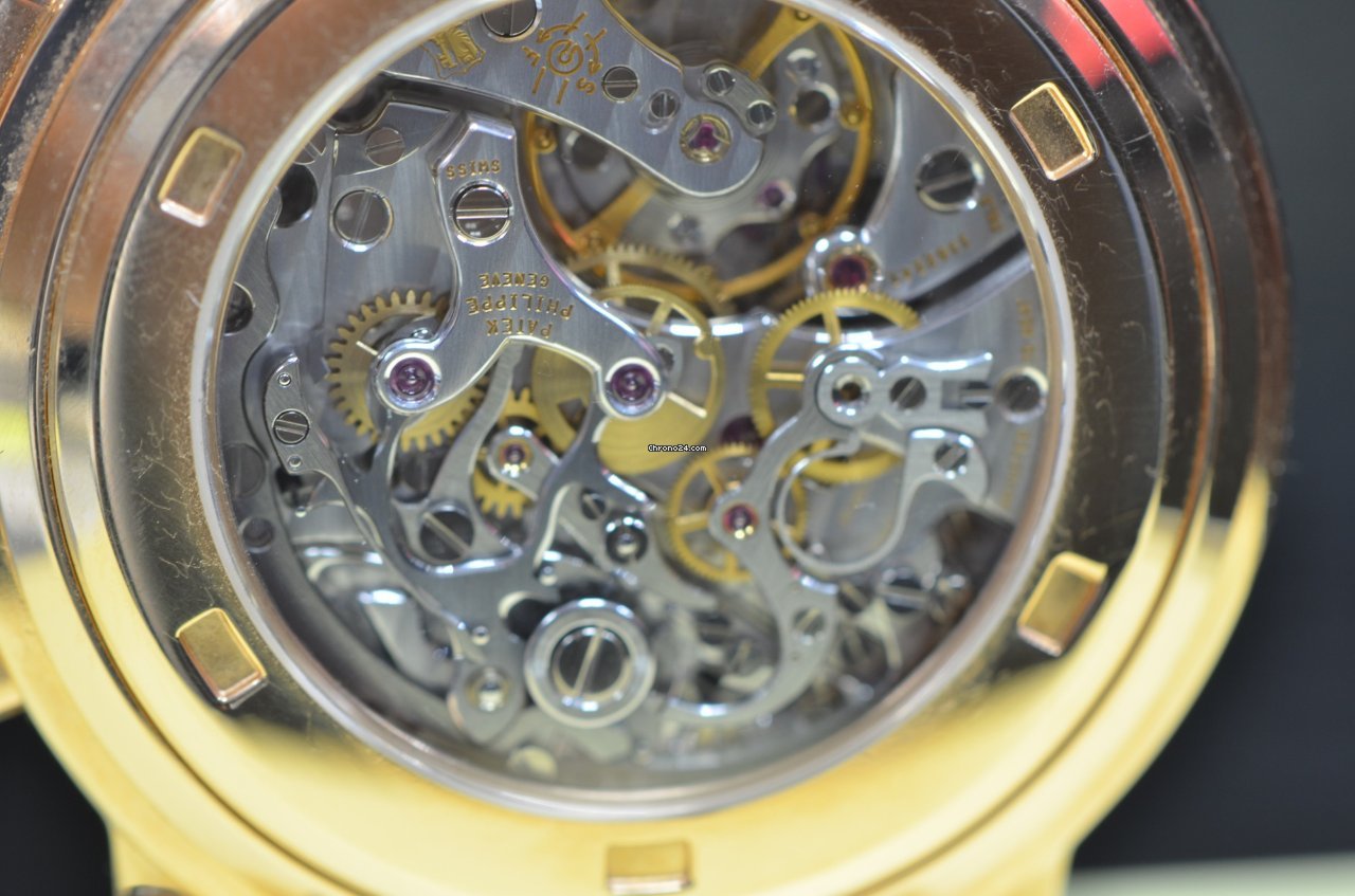 Patek Philippe Chronograph Mens watch Unisex Manual winding Rose gold 5070R 7