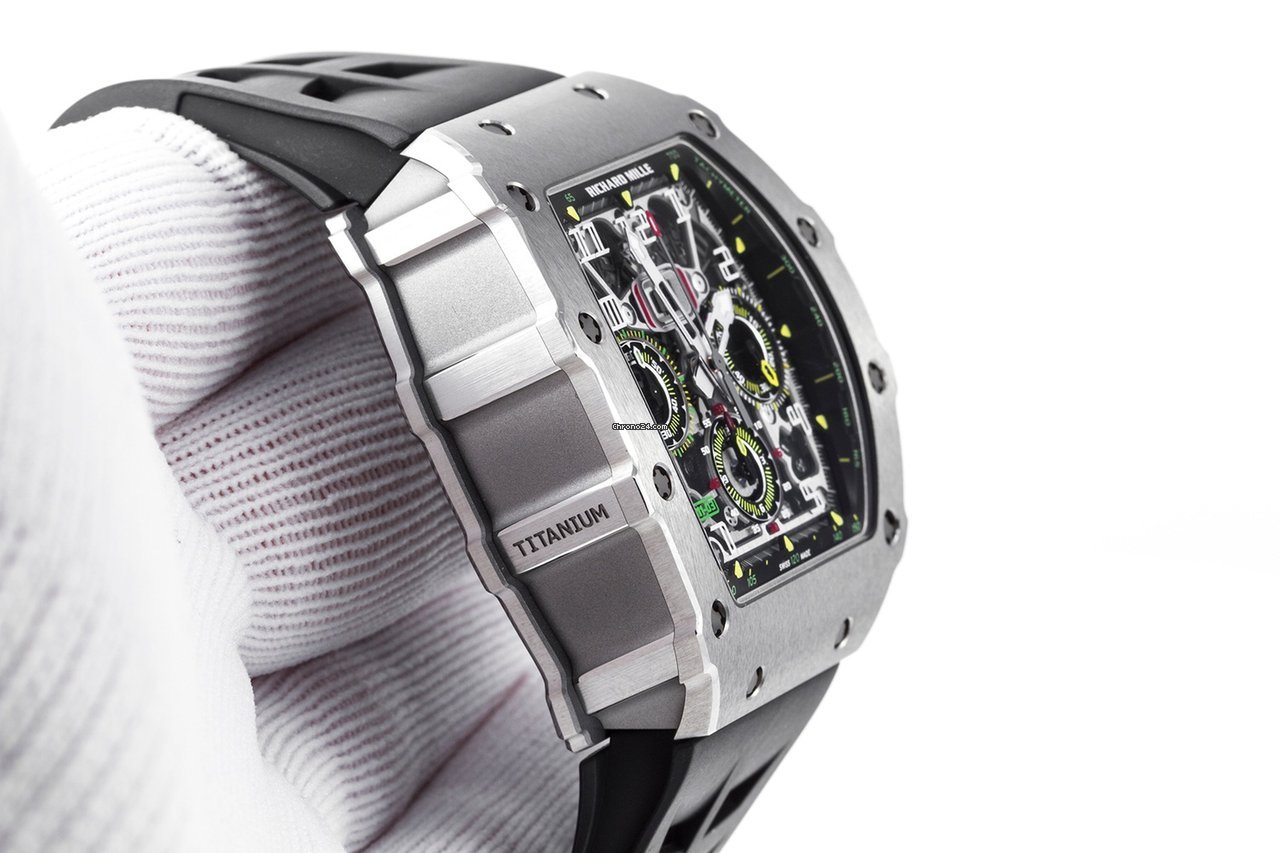 Richard Mille RM 011 Mens watch Unisex Automatic Titanium RM 11-03 Ti 7
