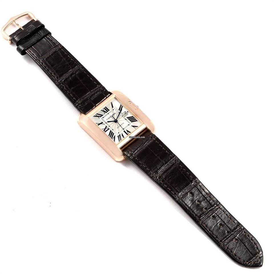 Cartier Tank Anglaise Womens watch Automatic Rose gold W5310005 7