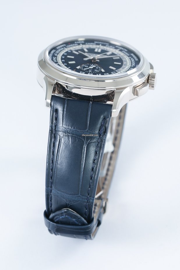 Patek Philippe World Time Chronograph Mens watch Unisex Automatic White gold 5930G-001 7