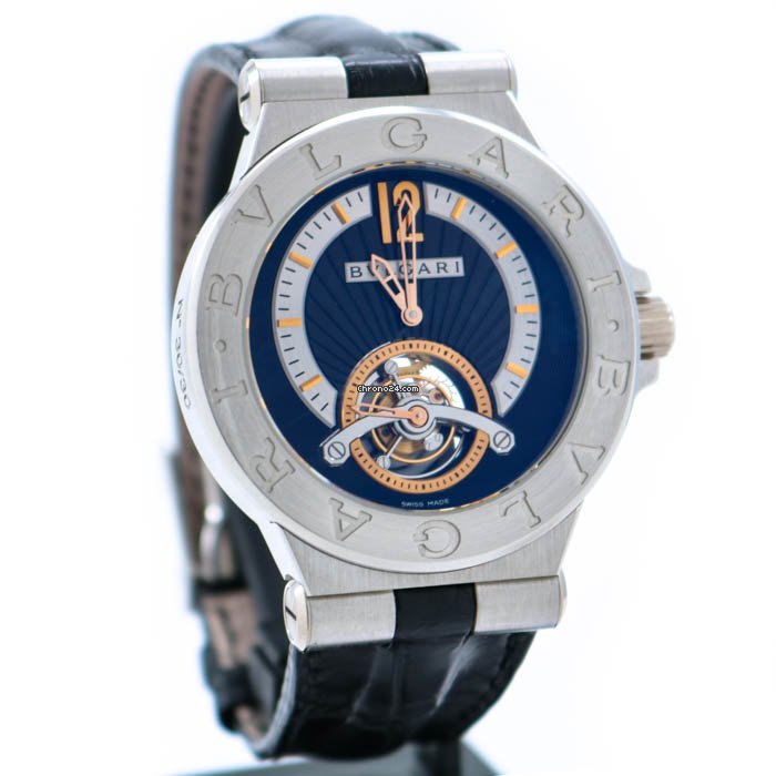 Bulgari Diagono Mens watch Unisex Automatic Platinum DG42PTB 7