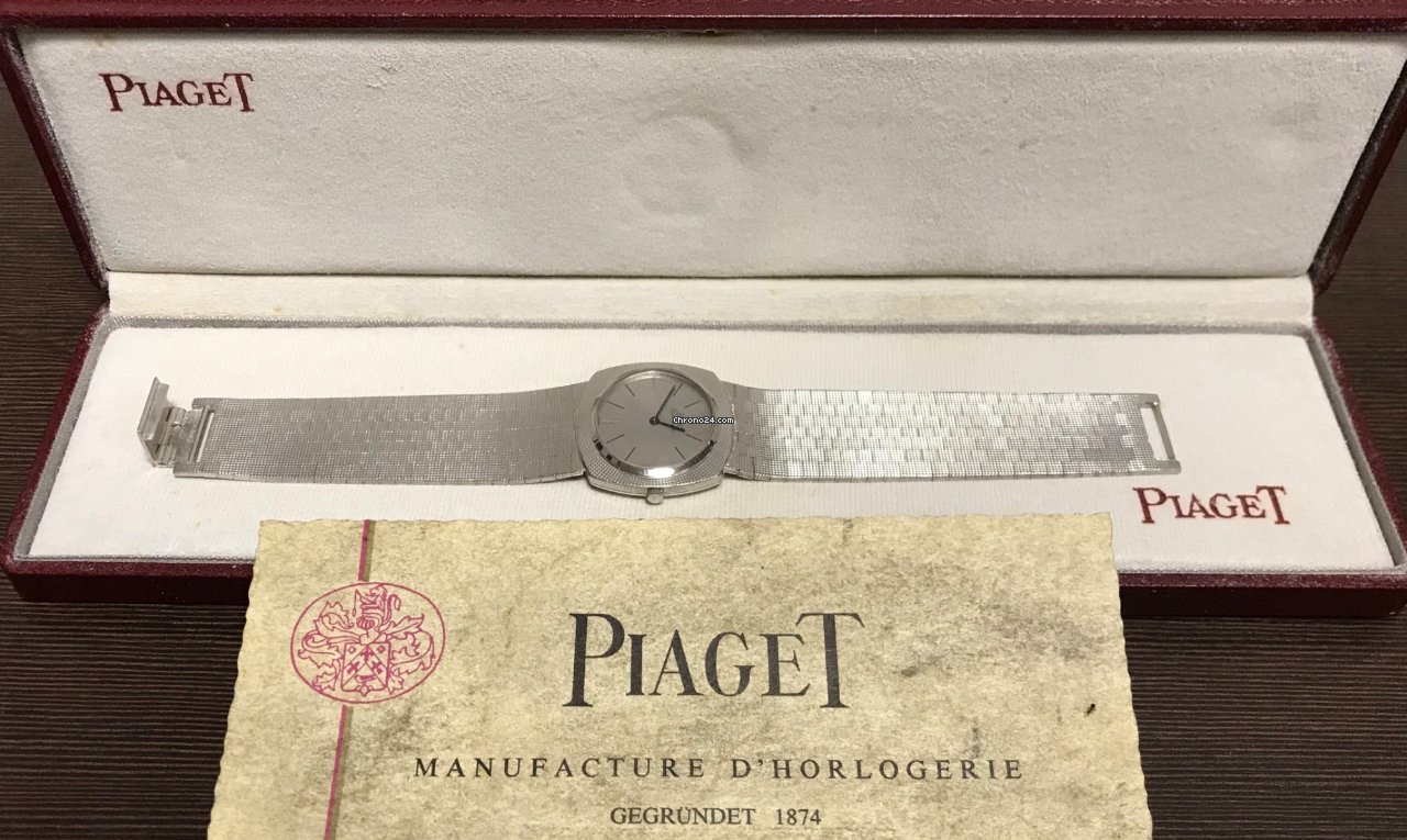 Piaget Mens watch Unisex Automatic White gold 12441C4 7