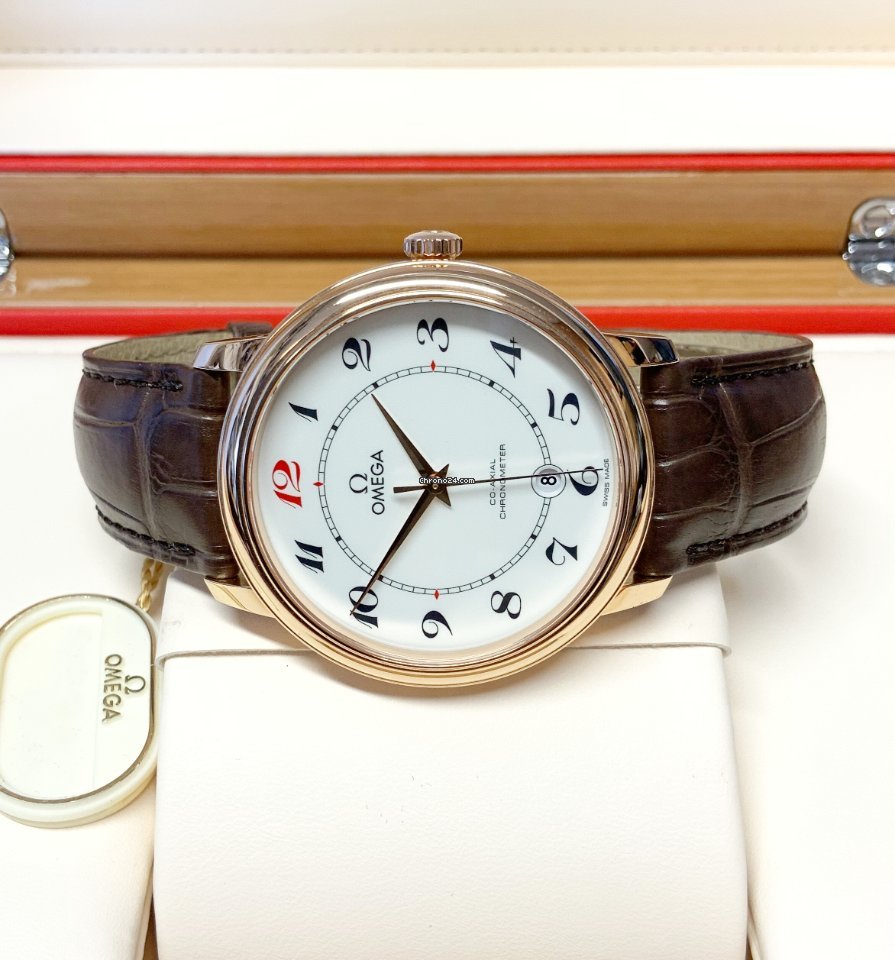 Omega De Ville Prestige Mens watch Unisex Automatic Red gold 424.53.40.20.04.004 7