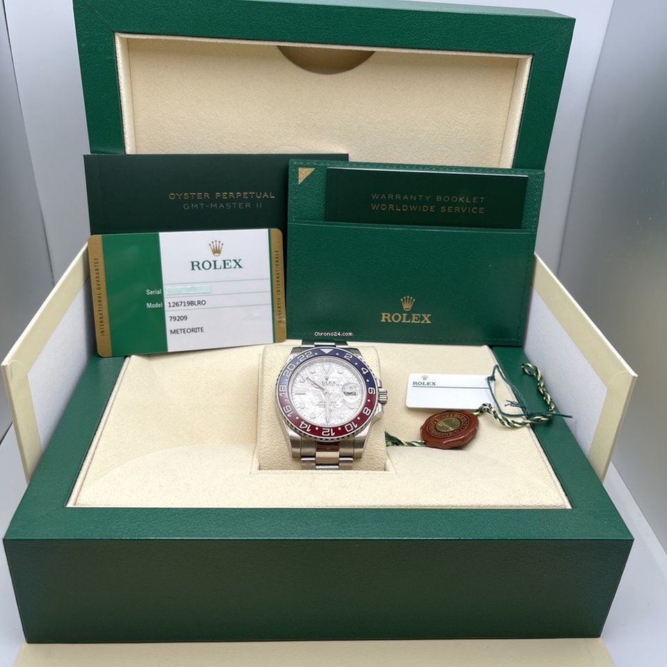 Rolex GMT-Master II Mens watch Unisex White gold Automatic 126719BLRO 7
