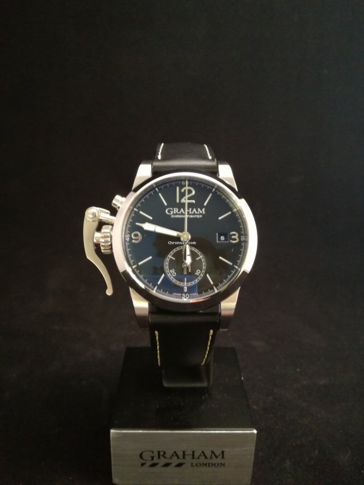 Graham Chronofighter 1695 Mens watch Unisex Automatic Steel 2CXAS 7