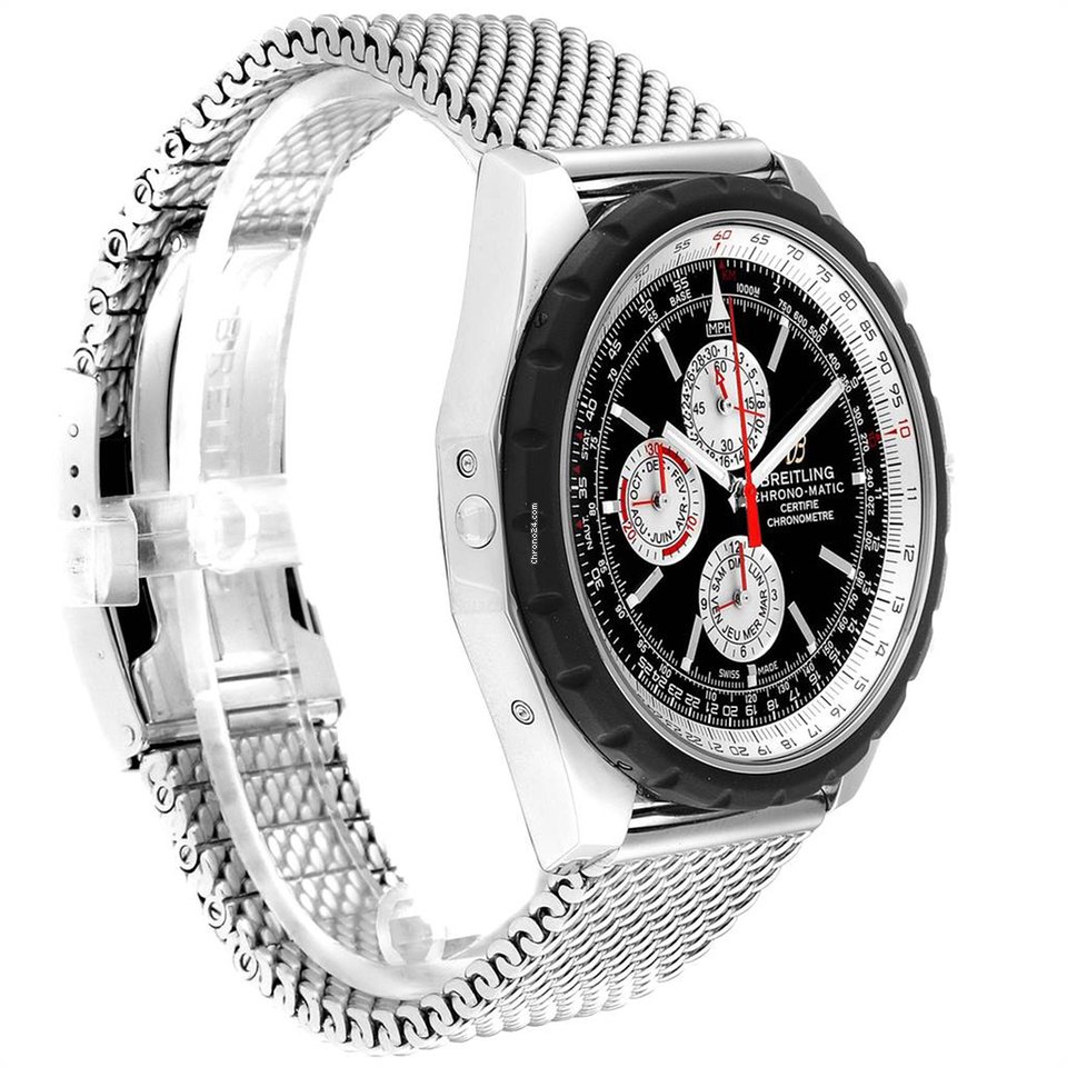 Breitling Chrono-Matic 1461 Mens watch Unisex Automatic Steel A19360 7