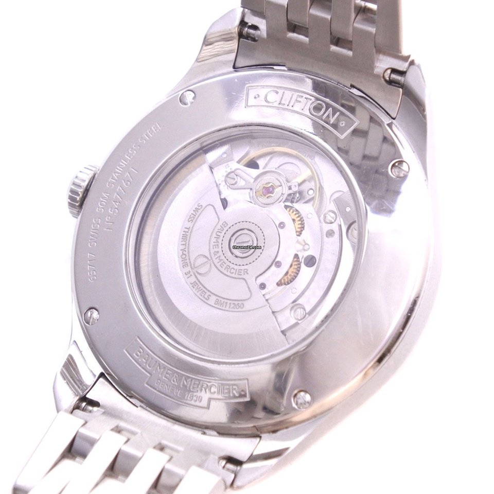 Baume & Mercier Clifton Mens watch Unisex Automatic Steel 65717 MOA10099 7
