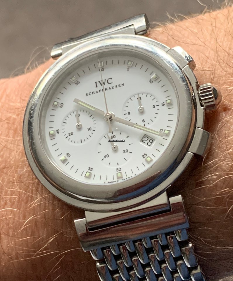 IWC Da Vinci Chronograph Mens watch Unisex Quartz Steel 3728-002 7