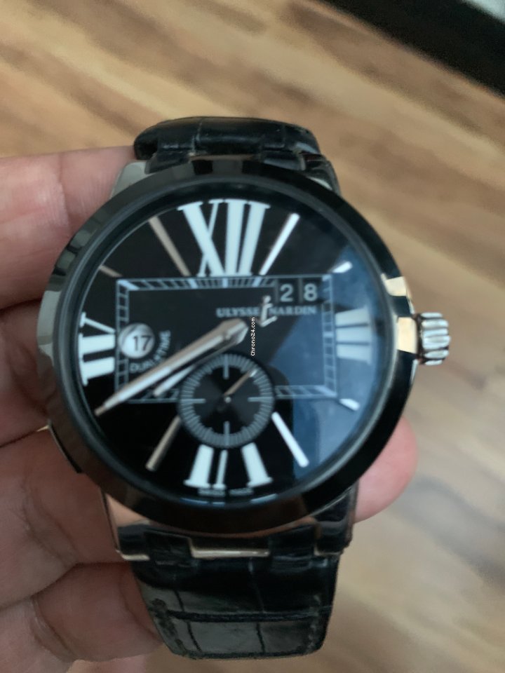 Ulysse Nardin Executive Dual Time Mens watch Unisex Automatic Steel 243-00 42 7