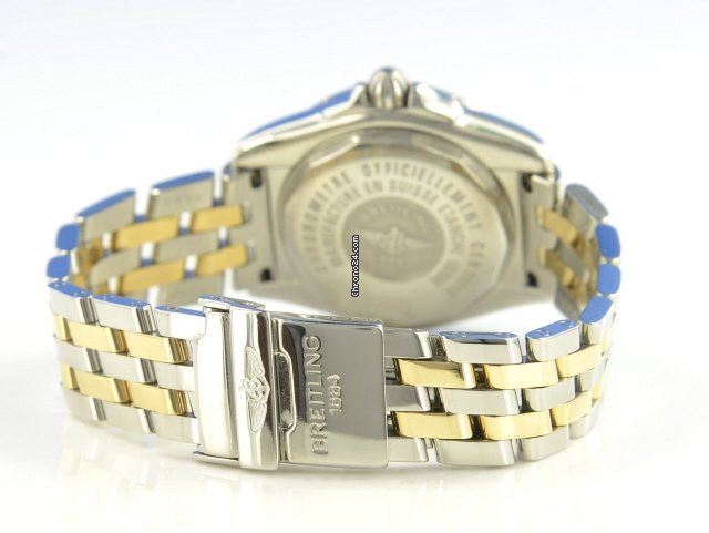 Breitling Cockpit Lady Womens watch Quartz Gold Steel D71356 7