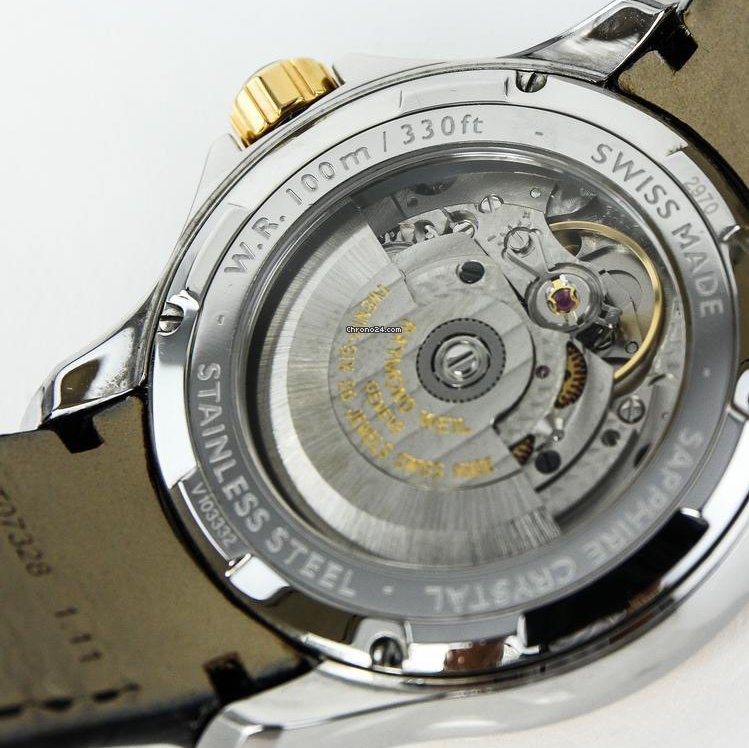 Raymond Weil Parsifal Mens watch Unisex Automatic Gold Steel 2970 7