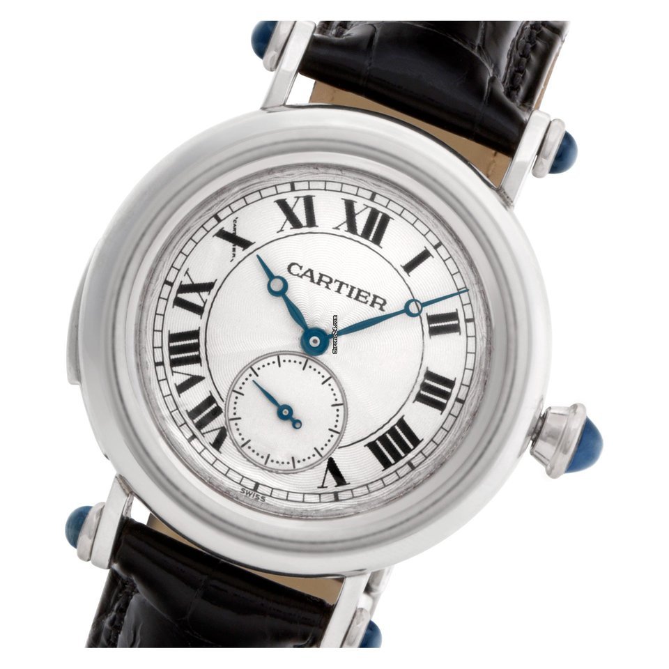Cartier Diabolo Mens watch Unisex Manual winding Platinum 1462 7