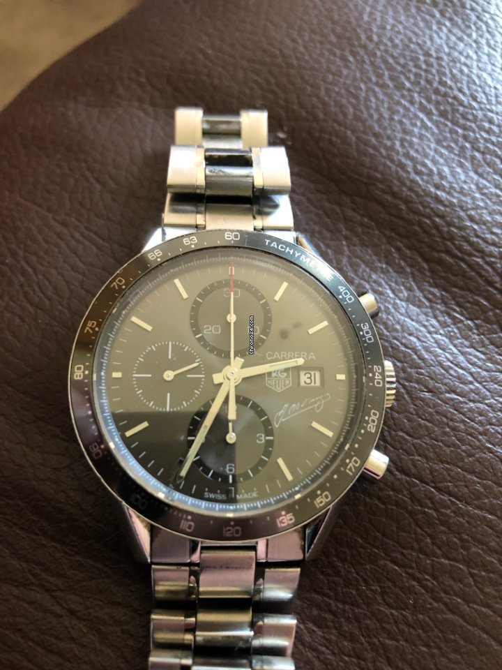 TAG Heuer Carrera Calibre 16 Mens watch Unisex Automatic Steel CV201C.FT6007 7